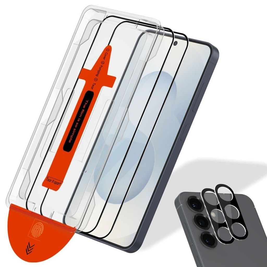 2-Pack Samsung Galaxy S25 Displayschutzfolie & 2-Pack Produktbild 