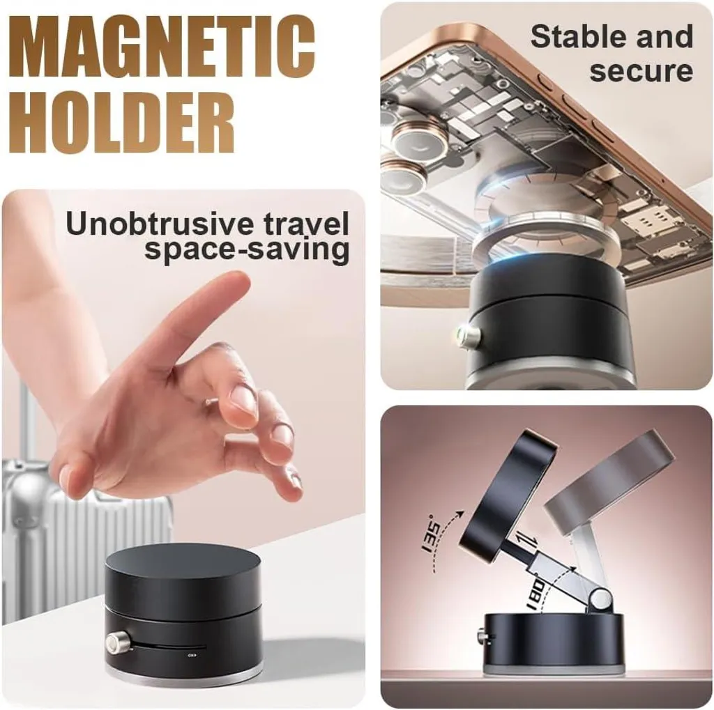 Supporto Magnetico A Ventosa Elettrico Regolabile A 360 Gradi Per Telefono Cellulare Supporto Magnetico A Mani Libere Per Auto Palestra Specchio Super P18243031