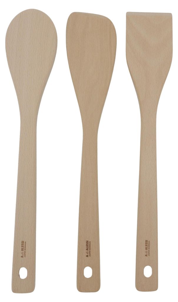 Alessi AJM27SET POTS and PANS Set Gießlöffel, Risottolöffel, Pfannenwender