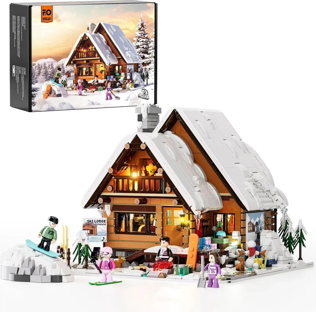Cabane à Ski F09041 FunWhole avec Lumières Intégrées - Kit de Loisirs