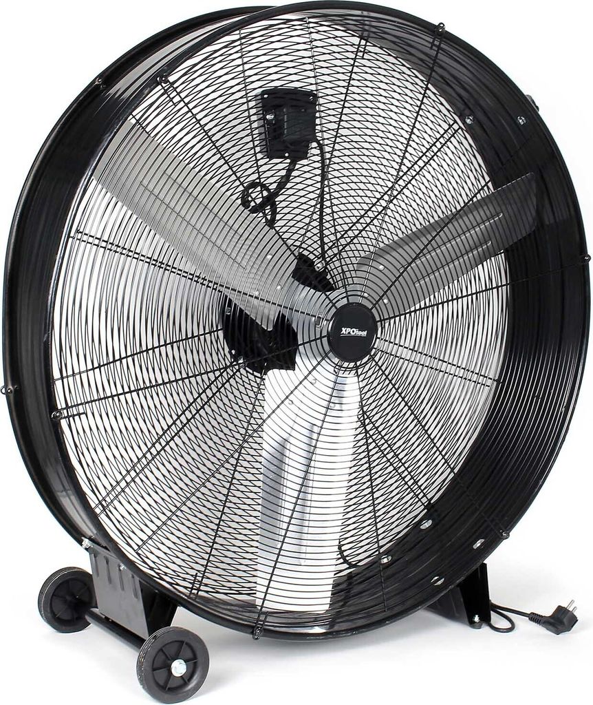 Bubnový ventilátor Wiltec 90 cm 360 W podlahový ventilátor Obrázek produktu 