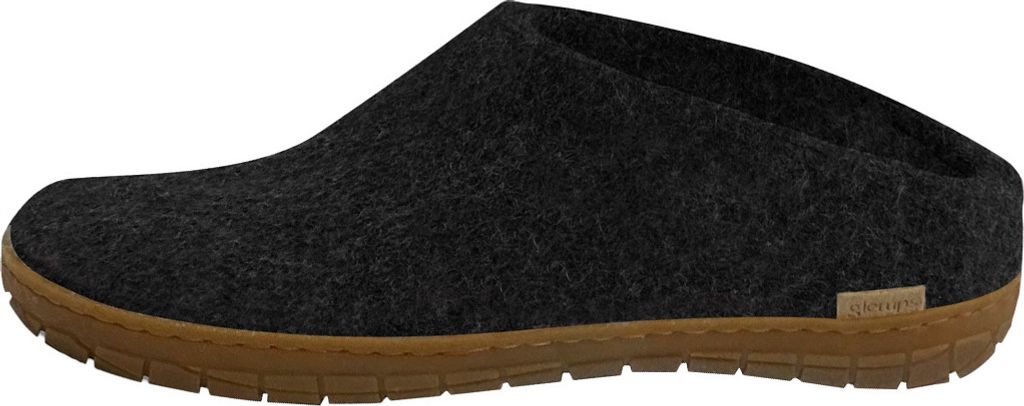 glerups Naturkautschuksohle Pantoffeln Aus 100% reiner Naturwolle, Schützt vor Geruch, Bequem und weich zu tragen