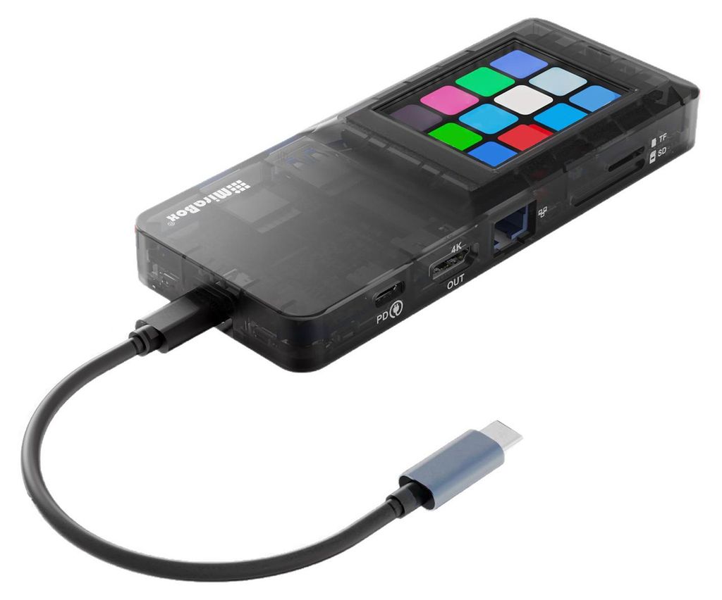 USB-Dockingstation mit Hub, Touchscreen-LCD-Display, RJ45-Anschluss, Speicherkarten-/TF-Karten-Steckplatz, PD 100 W, HDTV 3840 × 2160 für Laptops