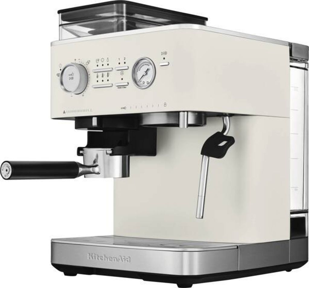 Kitchenaid Espresso-Maschine 5KES6551EPL Porzellanweiss halbautomatische Espressomaschine