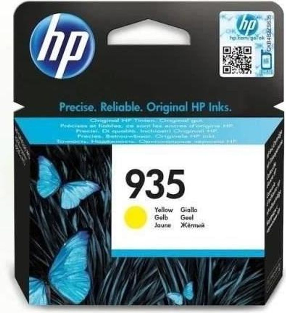 Tintenpatrone, HP 935, Gelb, Original, C2P22AE, für OfficeJet 6230, OfficeJet 6820, OfficeJet 6830