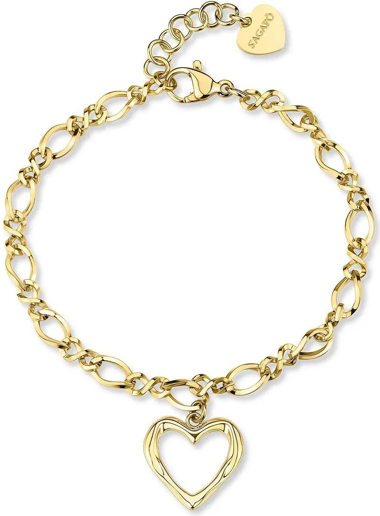 Bracciale Donna Sagapò Gold Emotion: Eleganza Essenziale e Charms