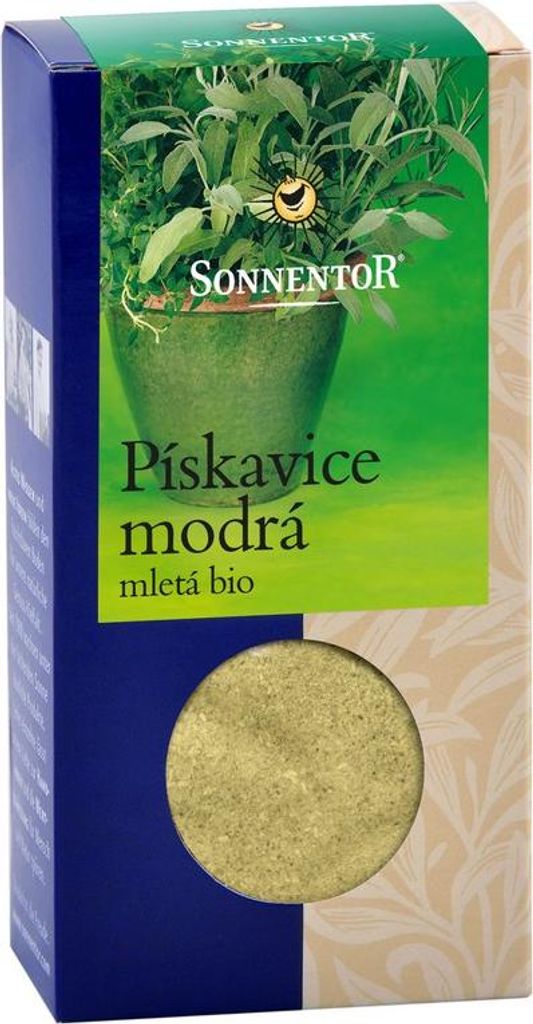 Pískavice modrá mletá BIO 40 g SONNENTOR Obrázek produktu 