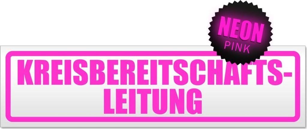 Kreisbereitschaftsleitung Magnetschild Schild magnetisch