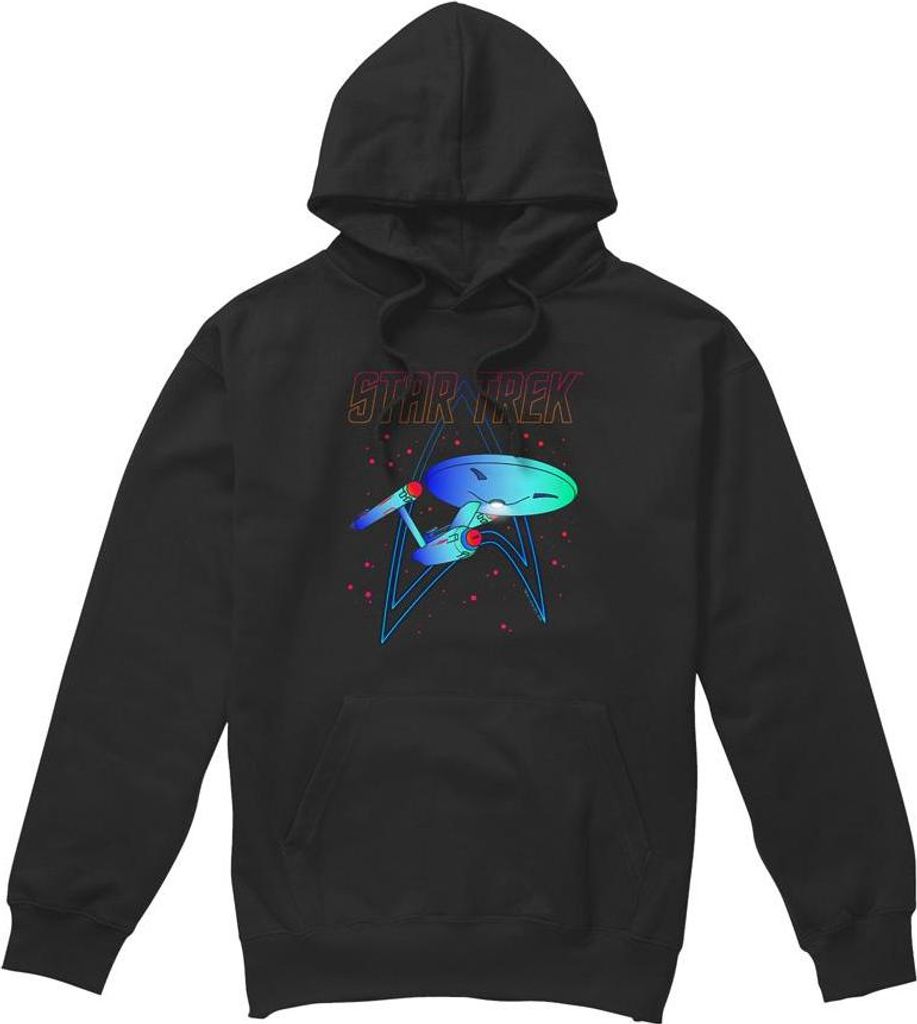 Star Trek - Kapuzenpullover für Herren TV8186 (M) (Schwarz)