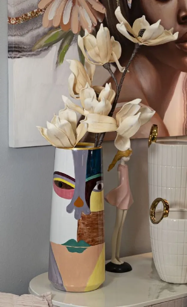 Vase Piccassy Idéal pour Centre de Table et Décoration de Salon 40 cm - 7