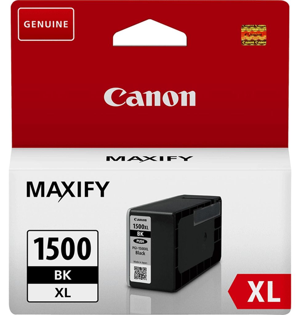 Canon PGI-1500XL zwarte printerpatroon Productafbeelding 