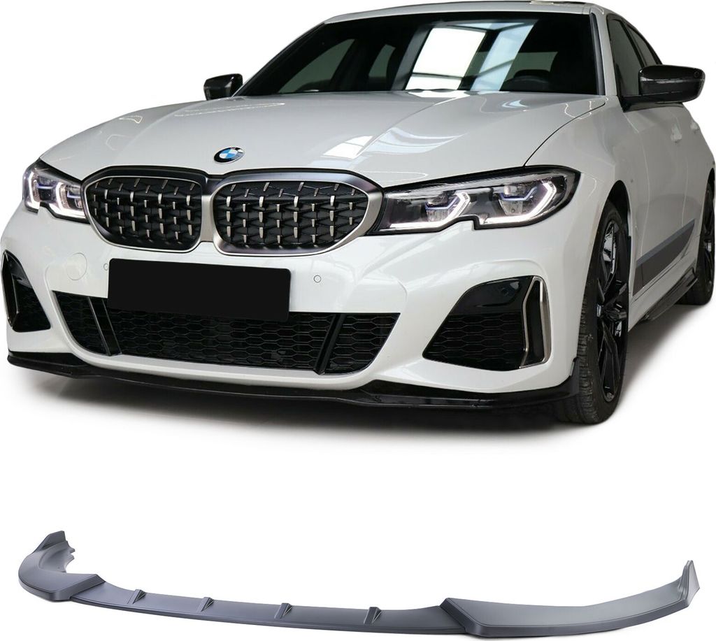 Frontspoiler Performance Spoiler Lippe Stoßstange Typ2 Schwarz Matt für BMW 3er