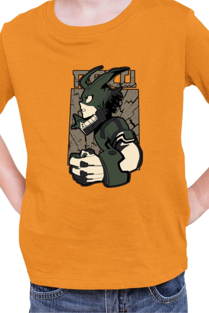 Kinder T-Shirt Manga Japan Anime Comics Animation My Hero Anime Academia 26, 3-4 Jahr - 104 / Orange