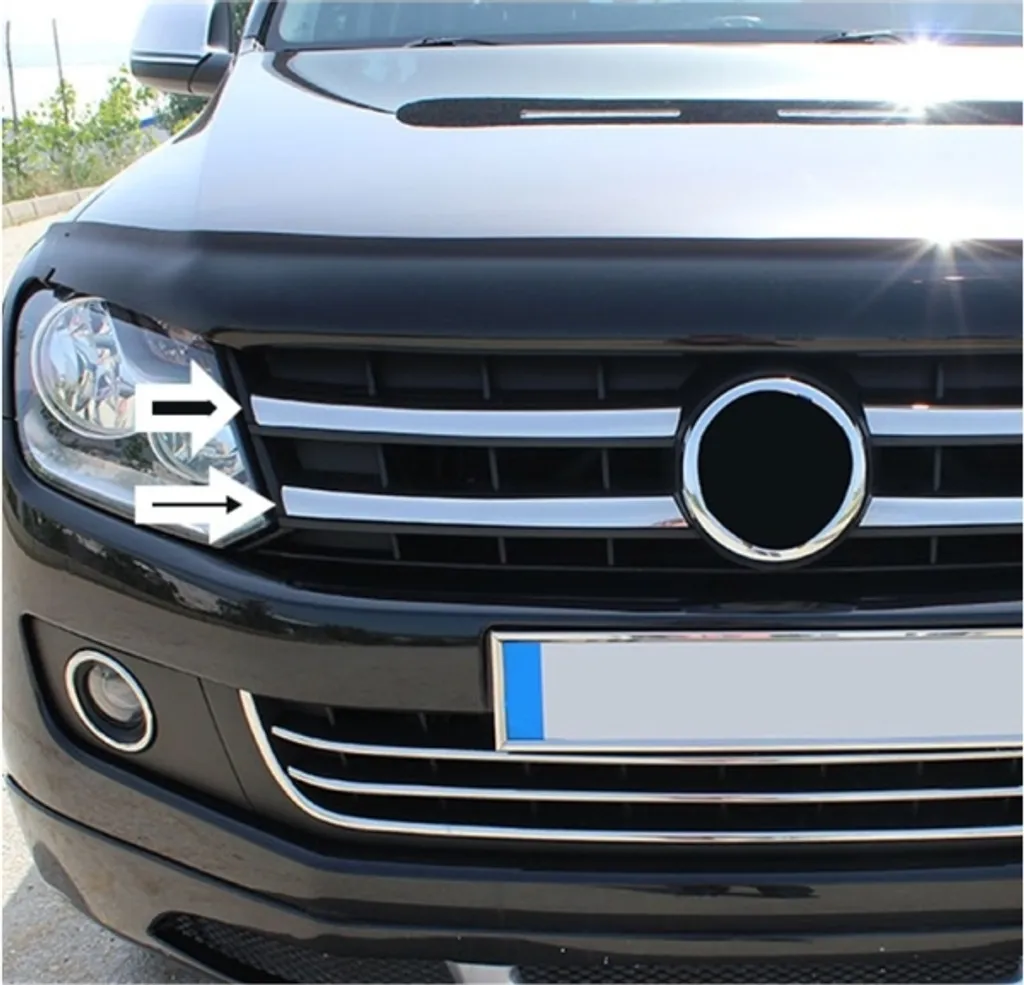 Grille de calandre inox KS1211 ultra résistante pour Amarok 2H 10-
