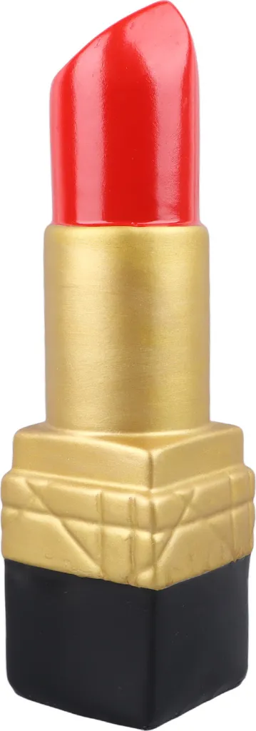 Vase décoratif design rouge à lèvres en résine pour décoration moderne