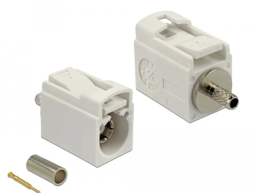 Connecteur FAKRA B femelle court 21 mm à sertir : stop aux pertes signal