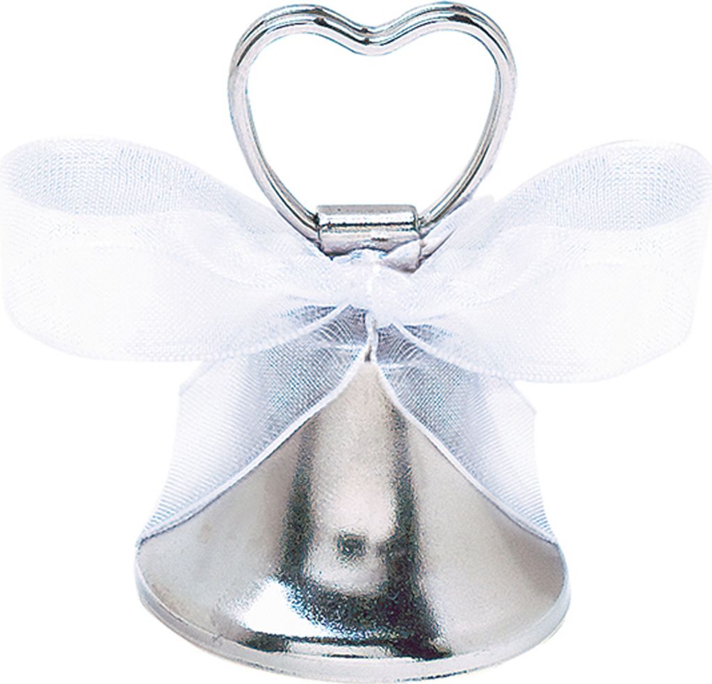 Platzkartenhalter Glocke - Silber | Tischdekoration Hochzeit