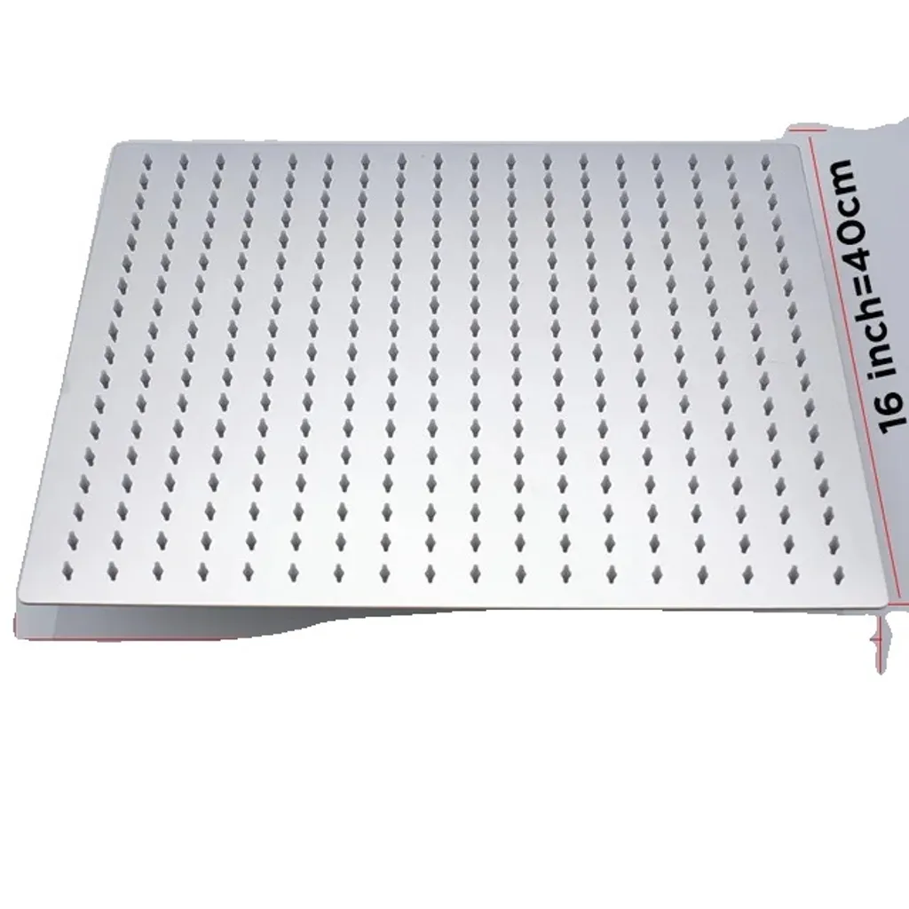 Doccia a pioggia, acciaio inox, montaggio a parete/soffitto, cromo