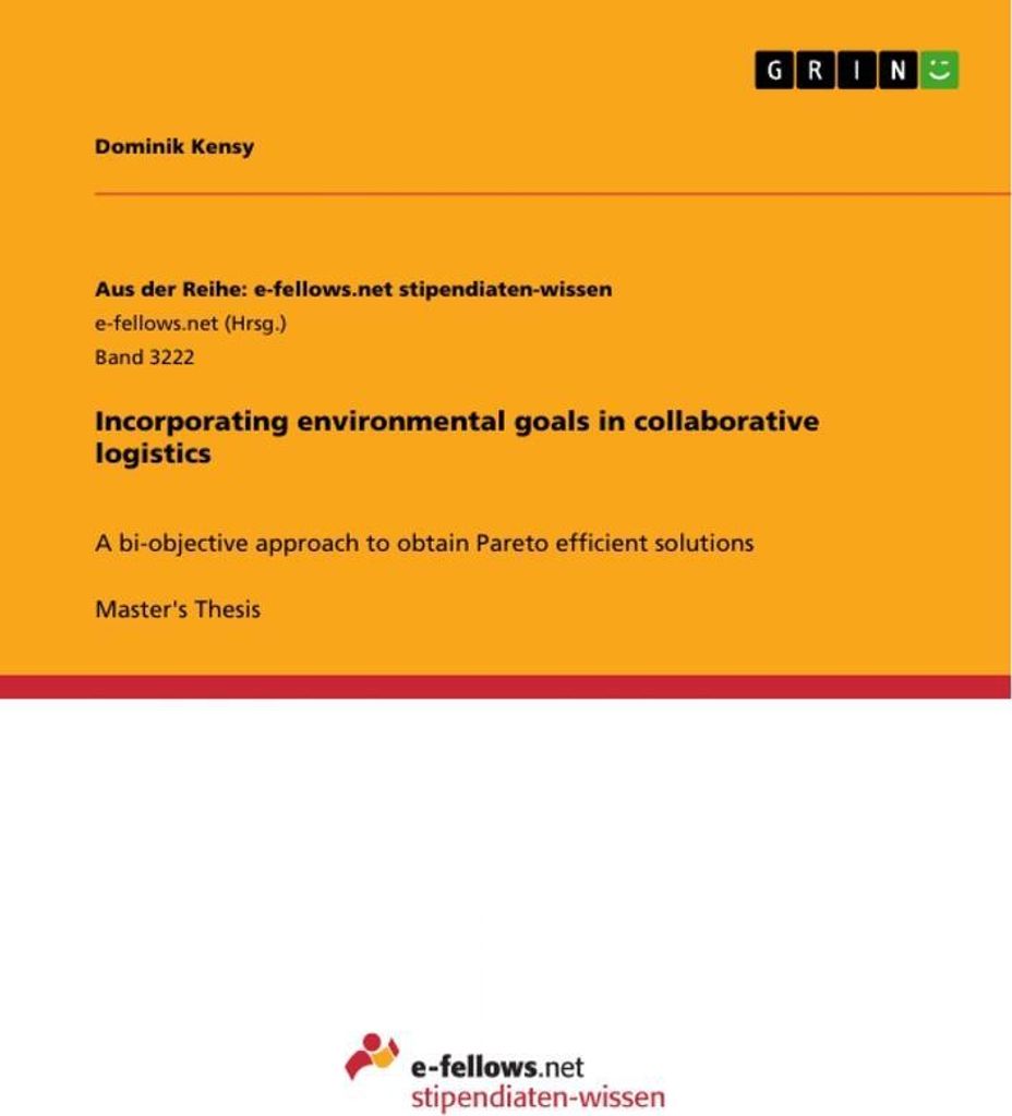 Incorporating environmental goals in collaborative logistics