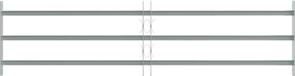 vidaXL Okenní mříž nastavitelná se 3 příčkami 1000-1500 mm Obrázek produktu 