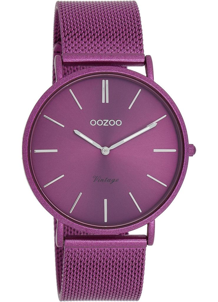 Oozoo Femmes Montre bracelet en acier inoxydable Vintage Image du produit 