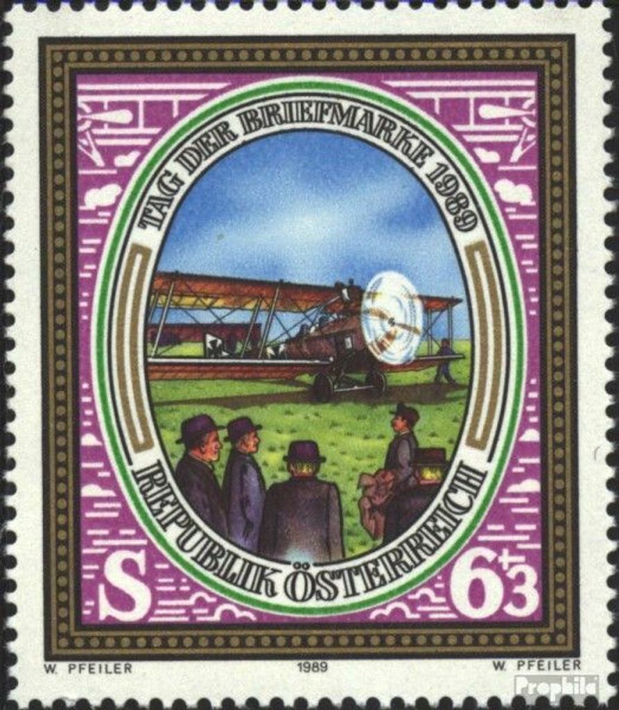 Briefmarken Österreich 1989 Mi 1959 (kompl.Ausgabe) postfrisch Tag d. Briefmarke