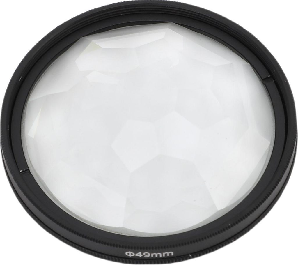 49mm Kaleidoskop Filter, Prism Kristallglas Spezial Effekt Filter fr Spiegellose DSLR-Kameras Fotografie Zubeh?r