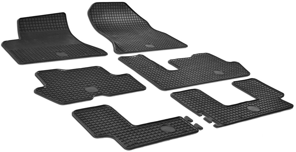 Walser Gummimatten für Citroen C4 Picasso 6-teilig BJ 2007 - heute, C4 Grand Picasso 6-teilig BJ 2007 - heute, 50332