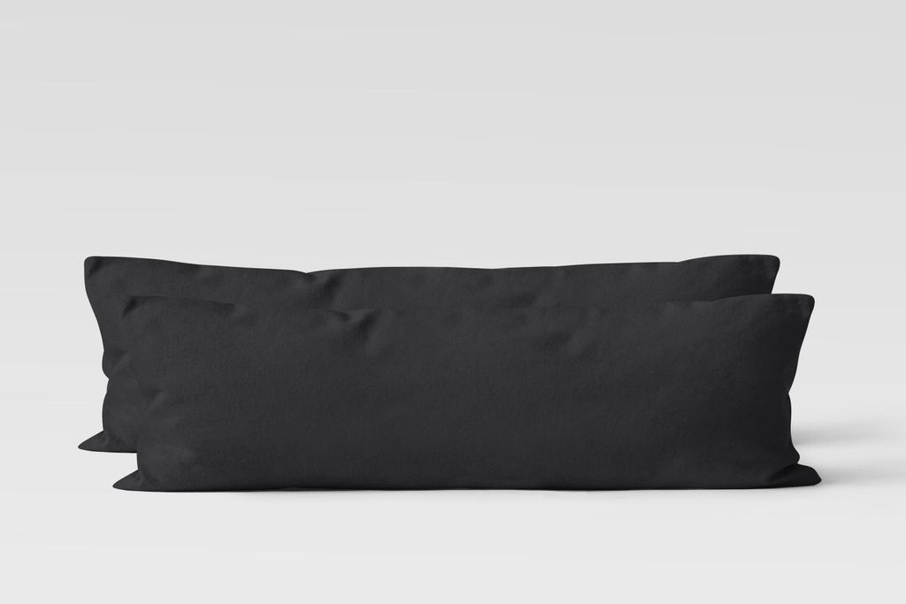 2er Set Renforcé UNI Kissenhüllen 40x145 cm Produktbild 