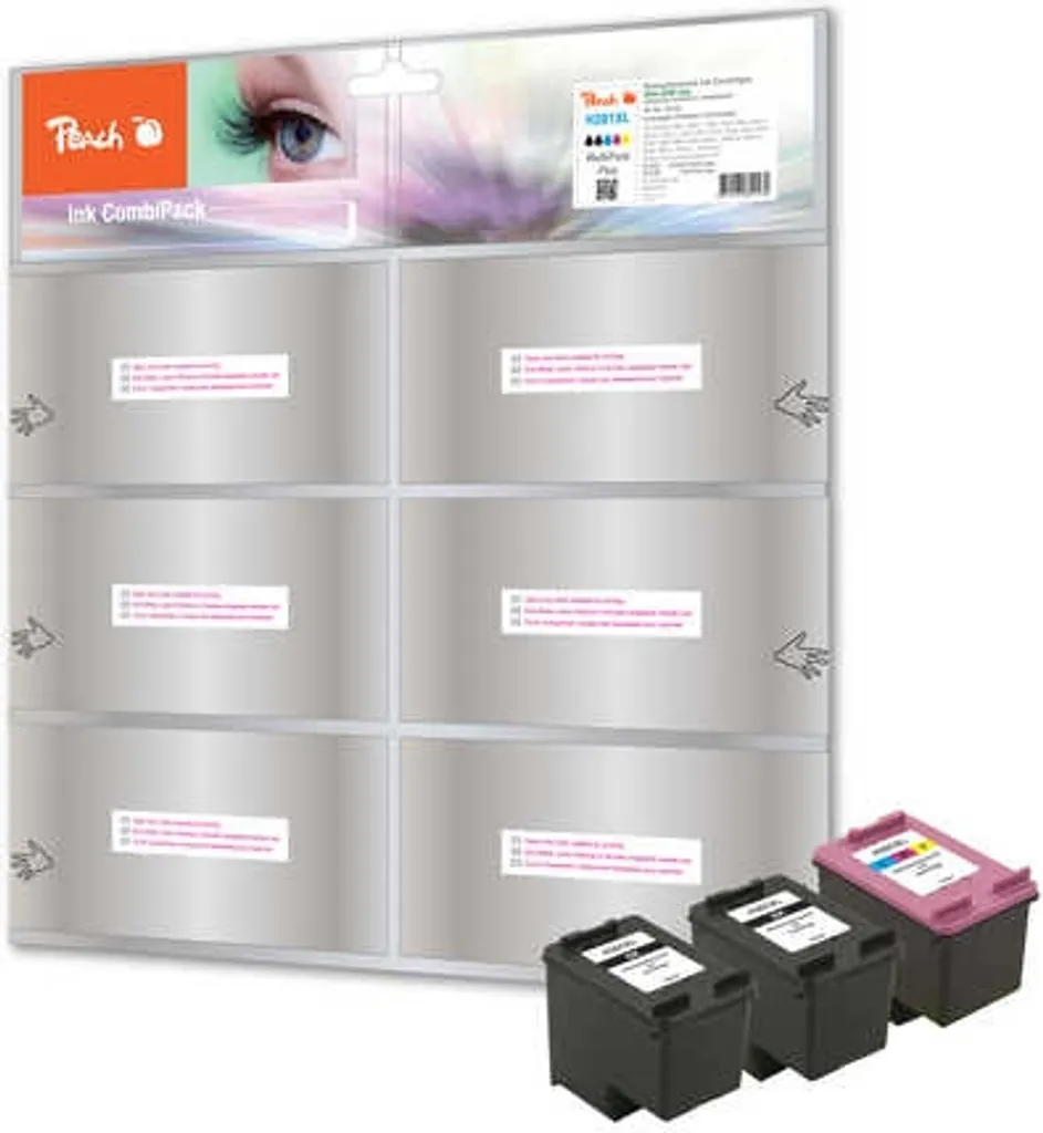 Encre Anti-Bavure pour HP DeskJet 1010 1050 - Pack Peach 319211 Pigmenté