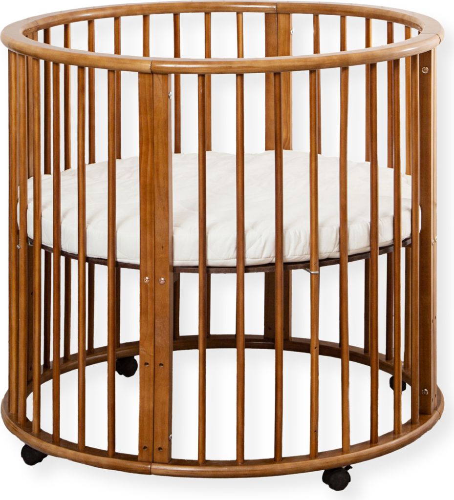 Buxibo – Babybox – Runde Spielbox aus Holz – Laufstall – Produktbild 