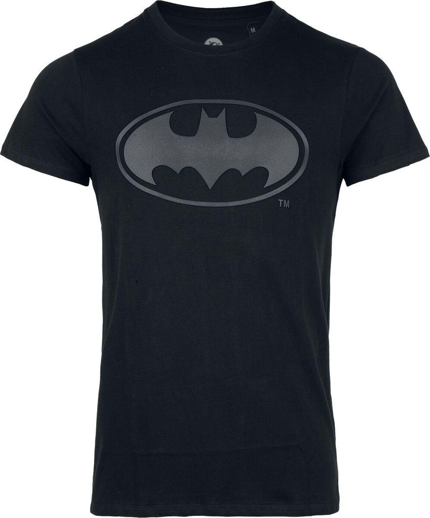Batman T-Shirt Herren Logo - DC Comics Official schwarz S