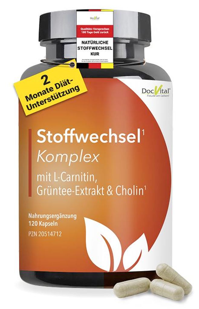 DocVital® Stoffwechsel Komplex Diät Unterstützung – 120 Produktbild 