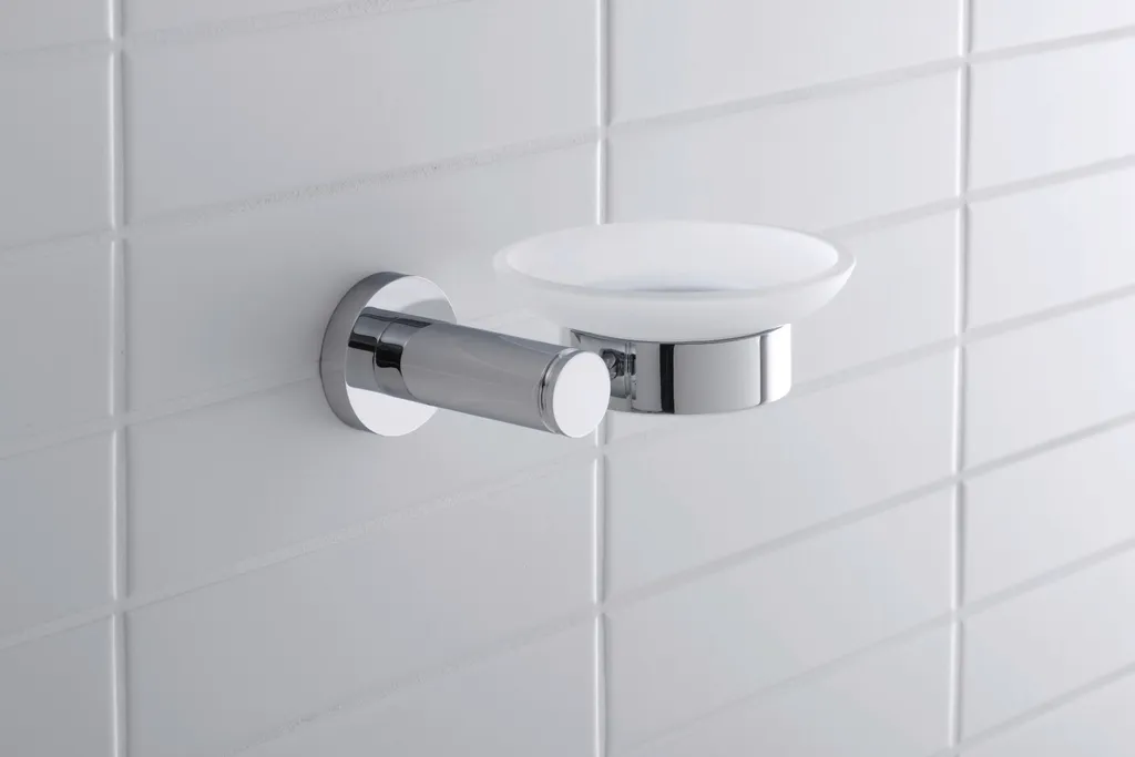 Porte-savon suspendu Duravit D-Code 0099171000 finition chrome chic - 3