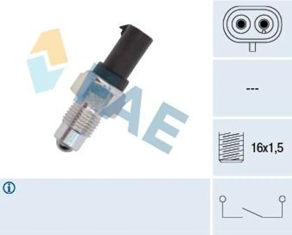 FAE 40920 Interruttore, luce di retromarcia OE 4741121 compatibile con Transit