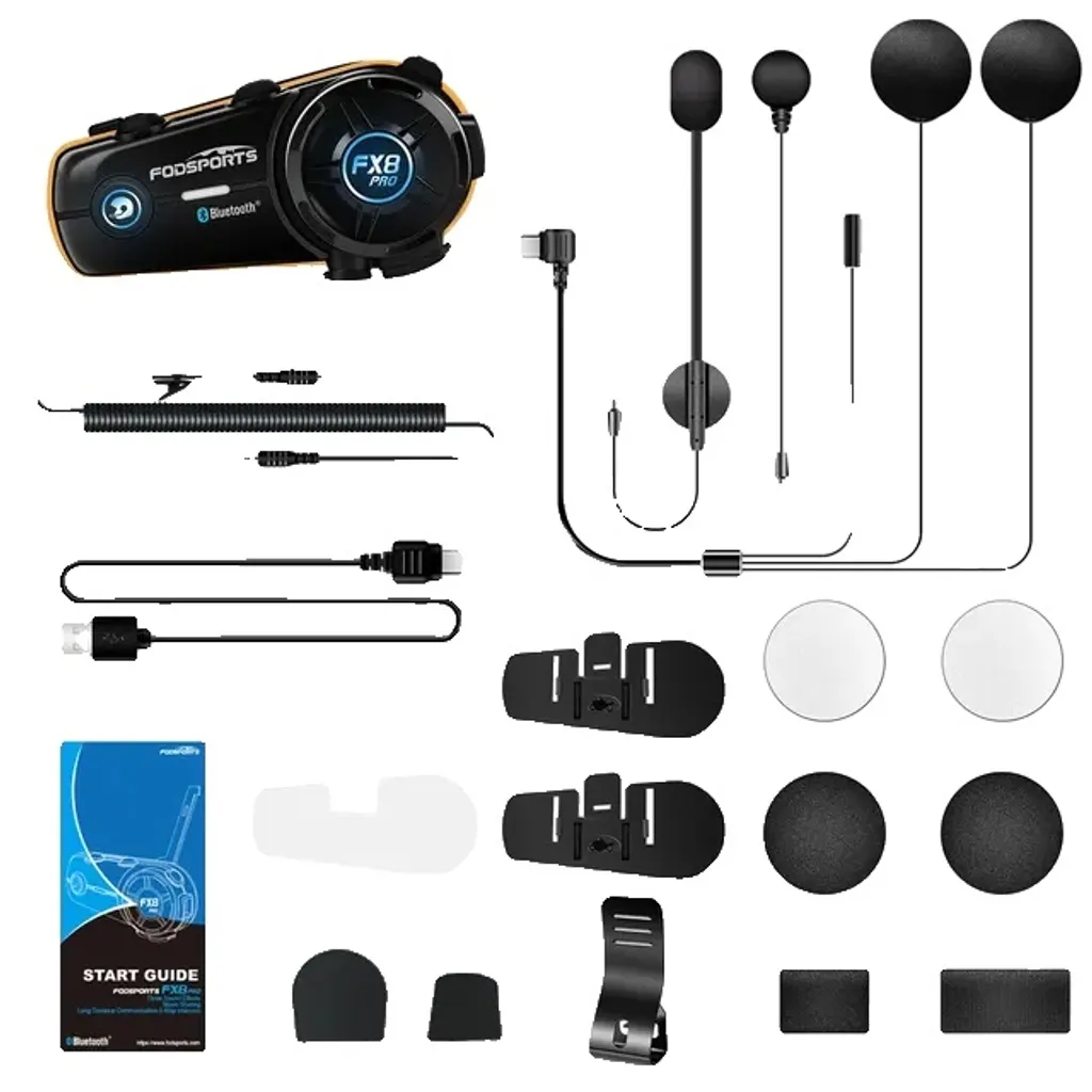 Interphone Moto pour Voyage : Partage de Musique et Double Bluetooth FX8