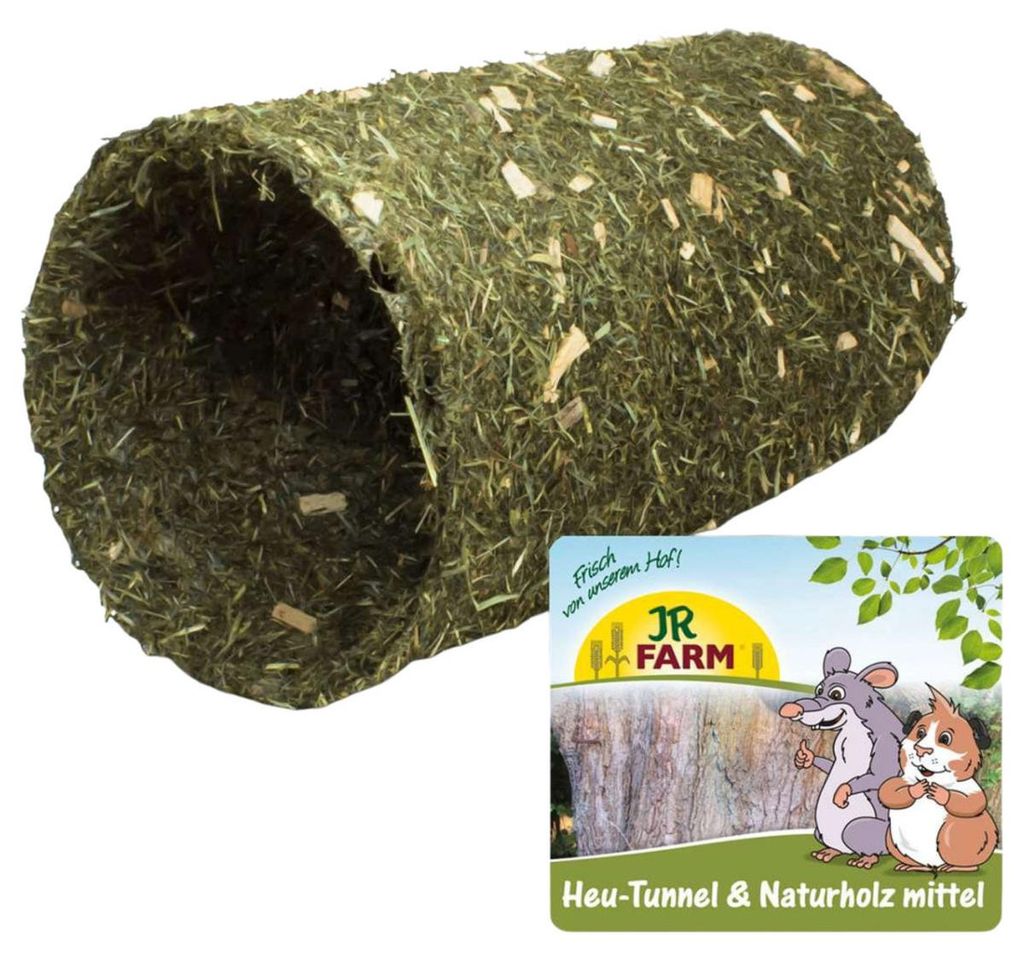 JR Farm 1St. Heu-Tunnel & Naturholz mittel