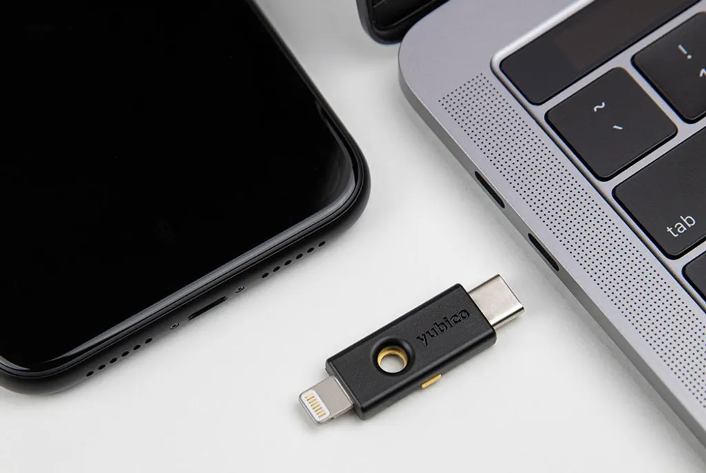 Clé de Sécurité USB-C et Lightning pour iPhone et MacBook Yubikey 5Ci Pro - 3