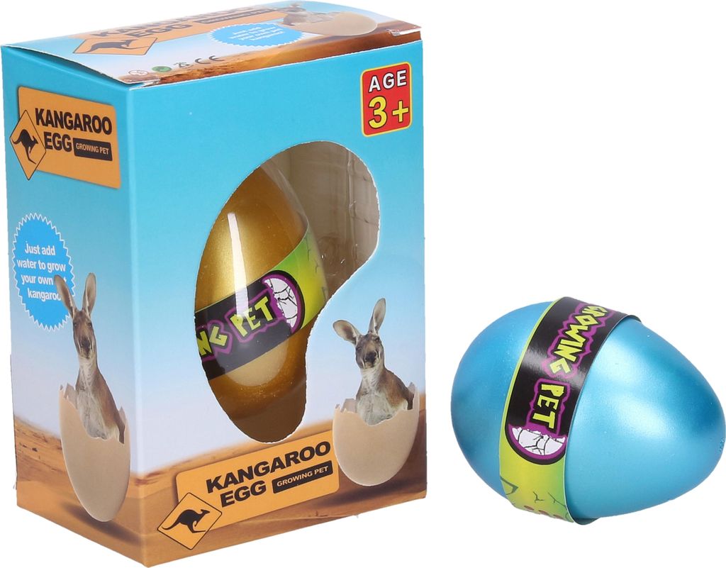 Ei mit wachsendem Känguru 6,5 cm Produktbild 