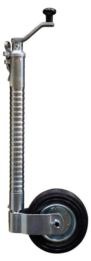 Roue Jockey Knott Ø 48 mm Nervurée en Acier Galvanisé Haute Résistance