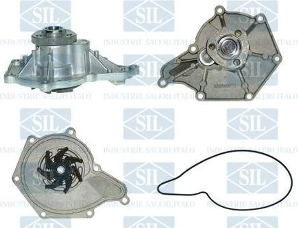 Pompe à eau Saleri SIL PA1290 pour Audi A4 A5 A6 Q5 Q7 et Cayenne 06E121018DV