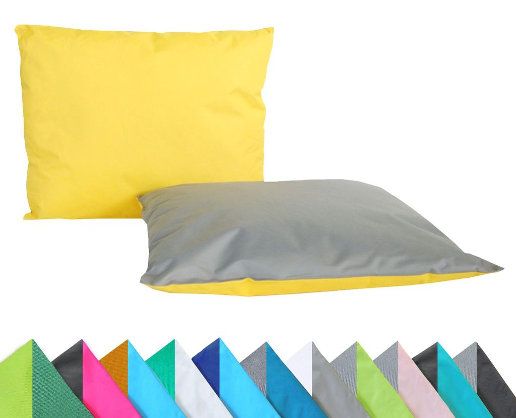 JACK 2er Set Wende Outdoor Kissenhülle Kissenbezug 2-farbig Produktbild 