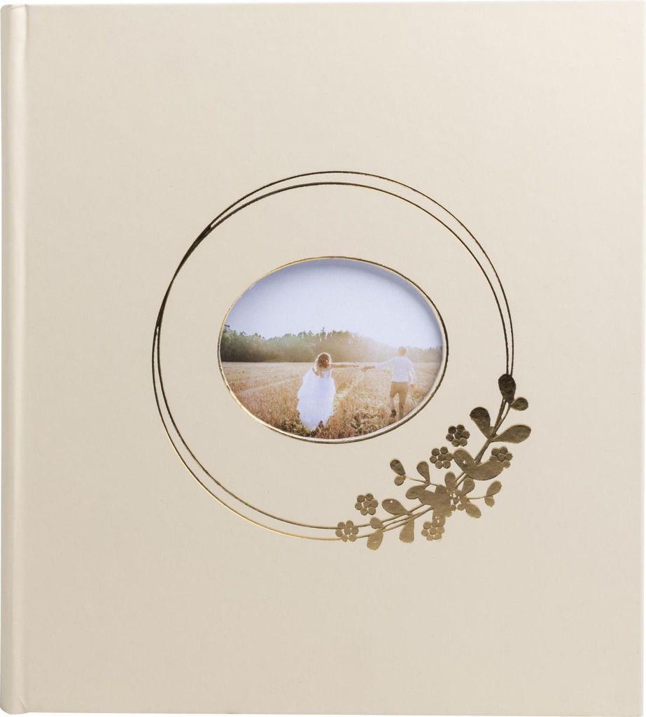 Exacompta Fotoalbum, 60 weiße Seiten, Ringflower - Latte - Produktbild 