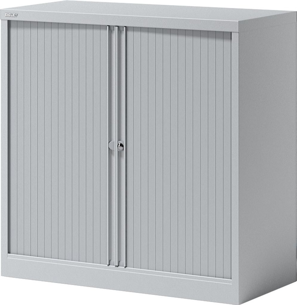 BISLEY Rollladenschrank Essentials Maße: 100 x 100 x 47 cm (B x H x T) Anzahl der Fachböden: 1 Fachboden