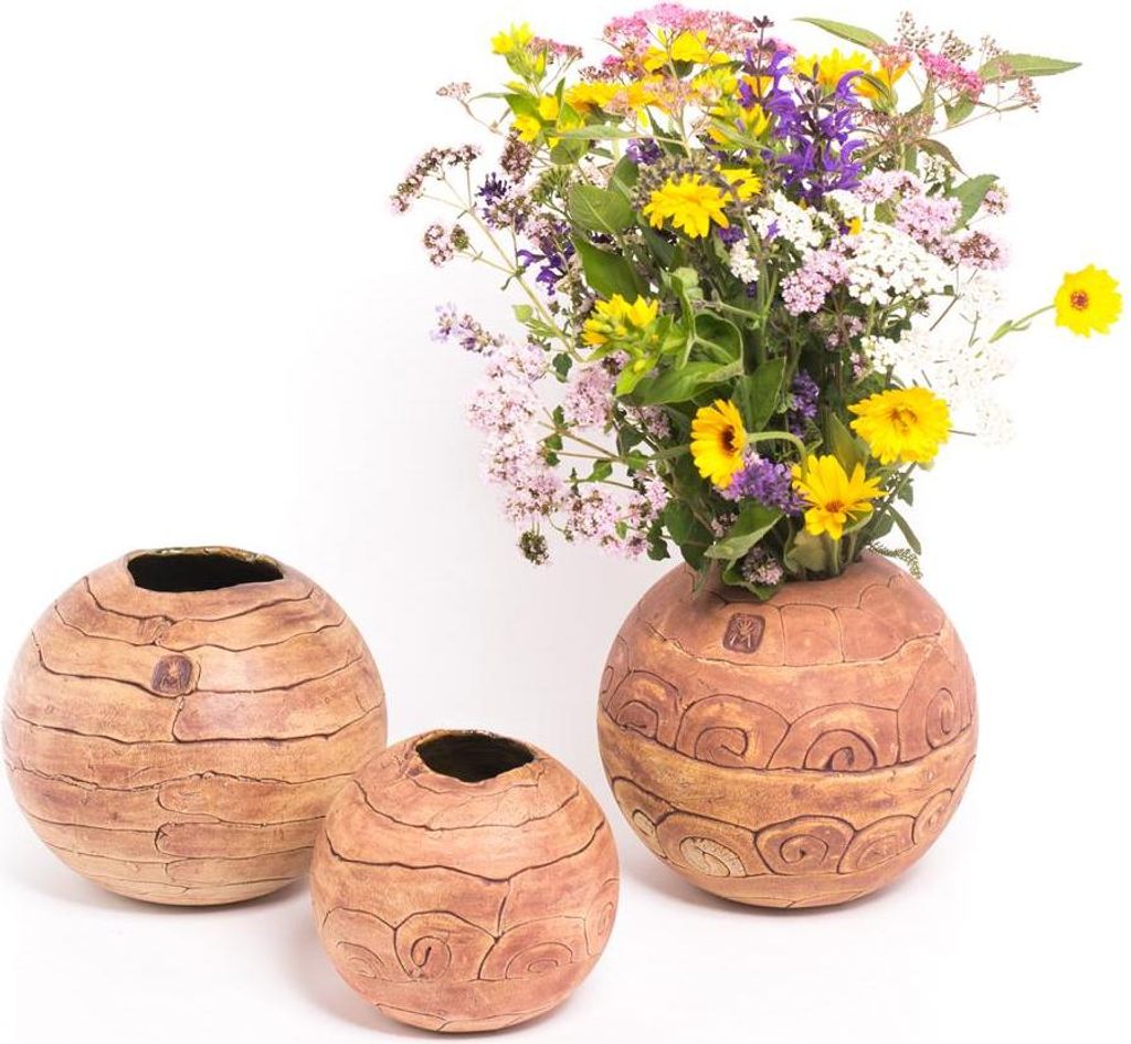 Vase "Blumenkugel" Schnecke (8,50 cm)