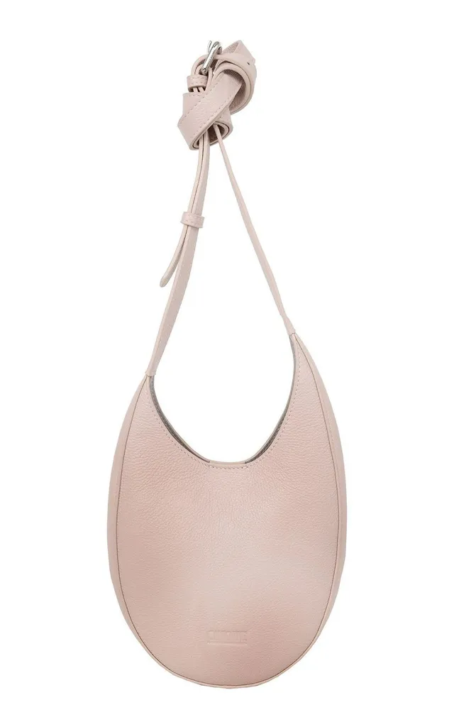 Sac Bandoulière Rose en Cuir Véritable Modèle Aveline CINQUE