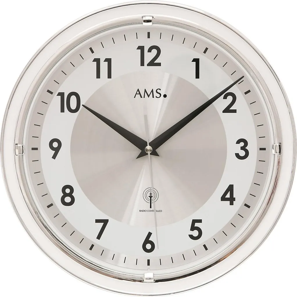 Orologio Radiocontrollato AMS f5945 Legno Multicolore 35cm
