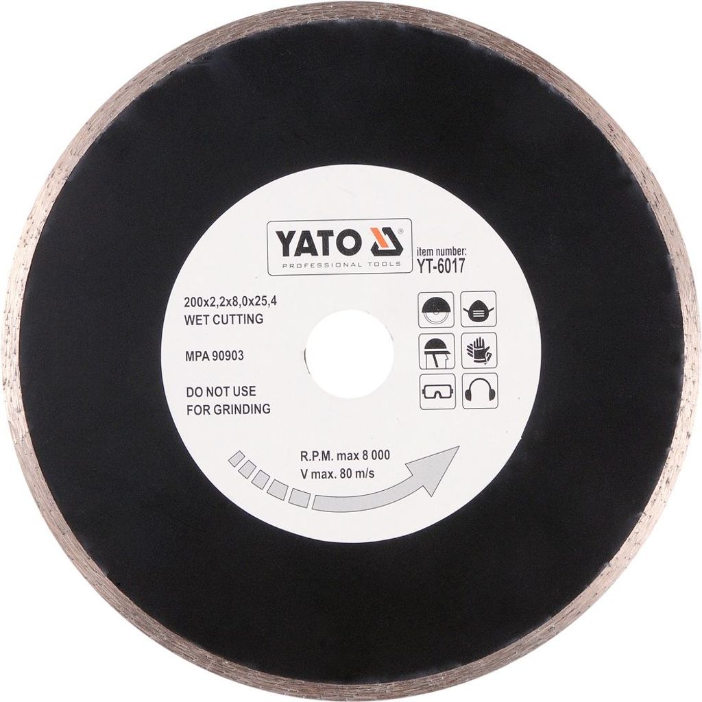 Yato YT-6017, Schneidedisk, Keramik, Glas, Glasierte Produktbild 