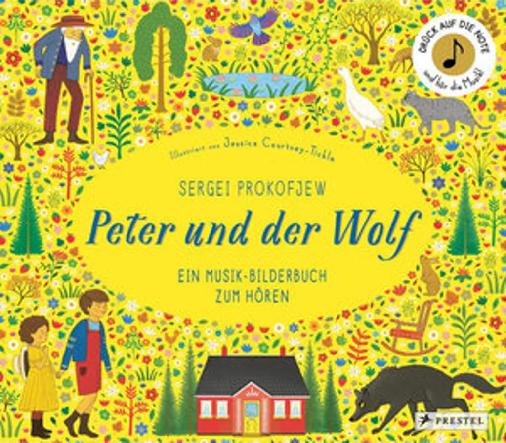 Apprendre la Musique avec Pierre et le Loup de Prokofiev Livre Enfant