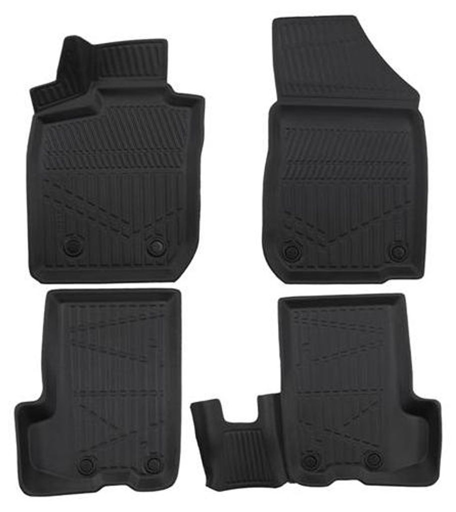 4er-Set 3D-Gummimatten für den Innenraum Erpassan - DACIA LOGAN II EU (Limousine) 2013–2020